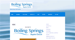 Desktop Screenshot of boilingspringsbaptist.org